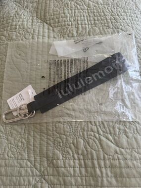lululemon Black Never Lost Keychain Strap